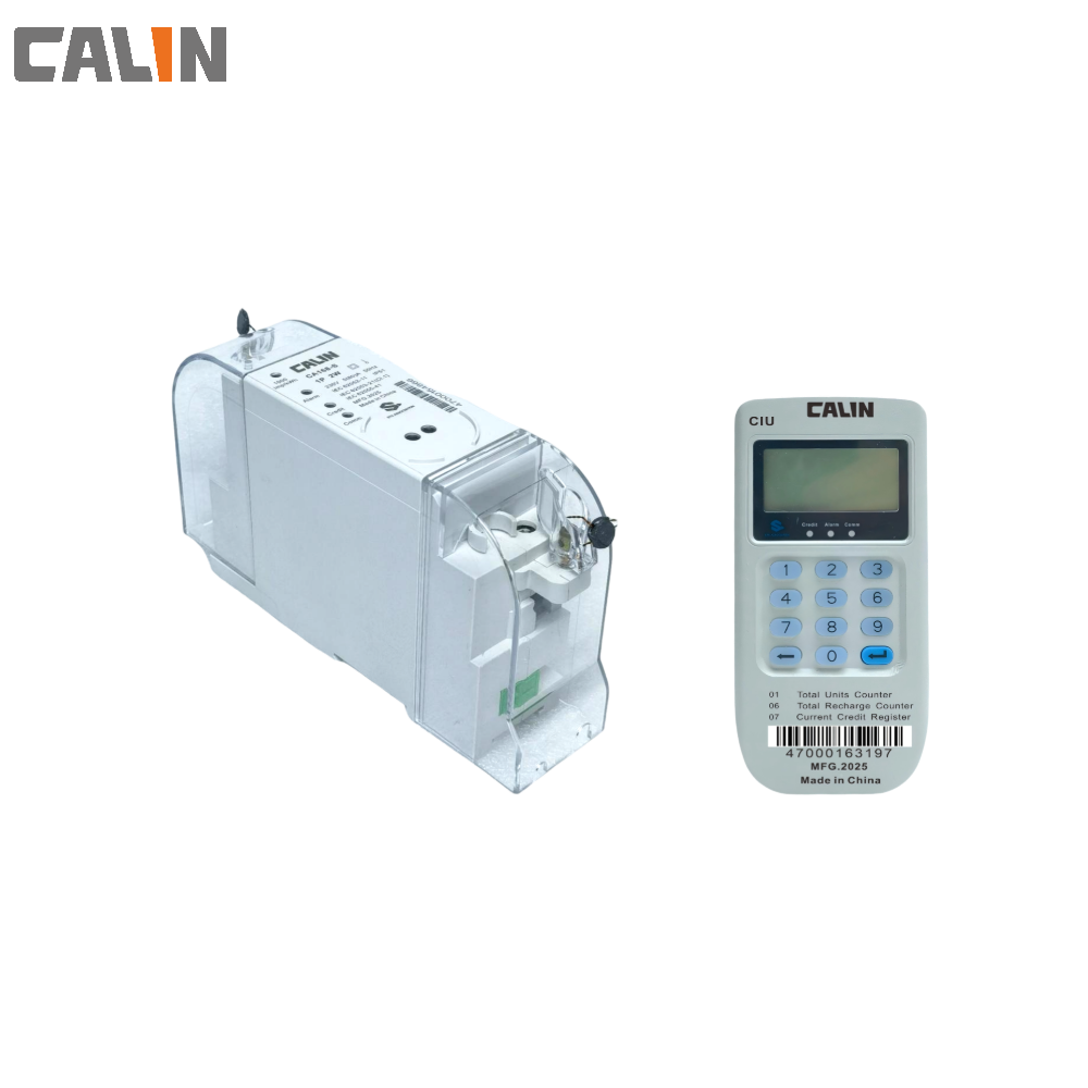 35mm Din Rail mounting Sts Prepaid Water Meter UV Stable Polycarnonate