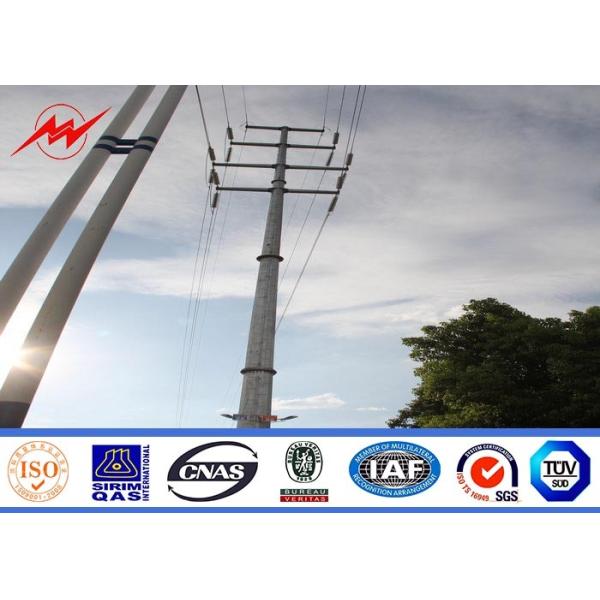 Quality Polygonal galvanization electrical power pole for electrical transmission wholesale