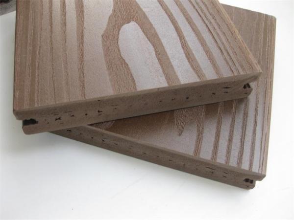 Quality Outside Solid Pvc Vinyl Flooring Boards with Coffee , ASA Surface Coextruded wholesale