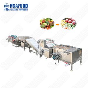 Cheap High Output Fresh Exotic Fruits And Vegetables Fruit Washing Machine Cleaning Line for sale