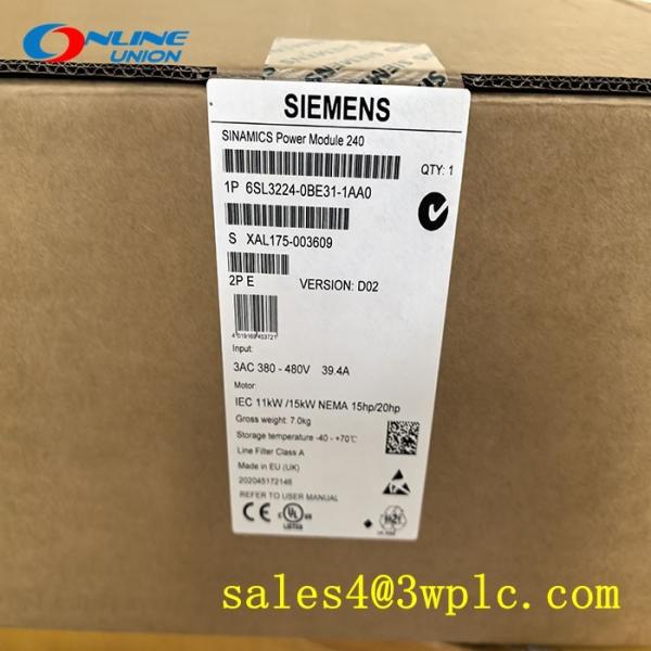 Quality 6SL3224-0BE31-1AA0 SIEMENS  SINAMICS G120 PM240 Power Module wholesale