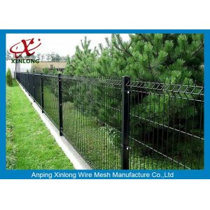 Fashionable 3D Curved Welded Wire Mesh Fence For Private Ground / Transit