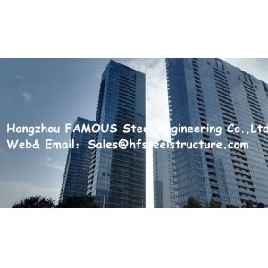 China Galvanized Light Steel Multi Storey Steel Frame Buildings H Shaped Column on sale