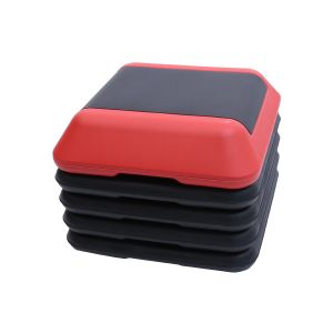 L40*W40*H30cm Aerobic Exercise Step Platform , 4 Risers Step Aerobics Stepper