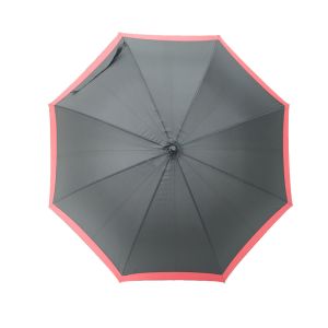 Big Red And Black Promotional Golf Umbrellas With Skidproof Cap And EVA Handle