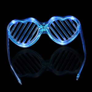 Cheap Multi-Color Heart Shaped LED Fashion Sunglasses For Concerts, Party, Night Clubs And More! for sale