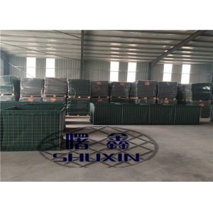 Hdp Galvanized Hesco Barrier Heavy Duty Sand Filling For Flood Retaining Wall