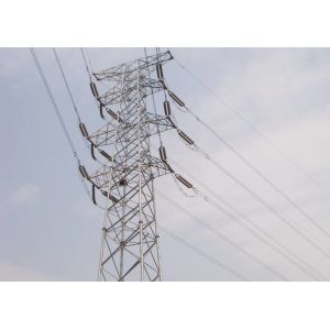4.8S / 6.8S / 8.8S Transmission Line Steel Towers , High 500 Kv Transmission