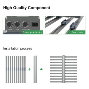 Flowering Fruiting LED Herb Grow Light UV IR