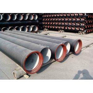 China High Strength Ductile Iron Cement Lined Pipe ISO2531 BSEN545 BSEN598 SGS on sale