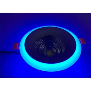 Super Bright COB Led Downlight Camber Round Double Color For Home Decoration