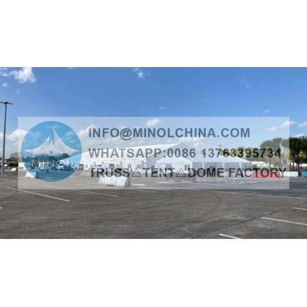 Quality Drive Thru 30m Temporary Vaccination Site With Ventilation Windows wholesale