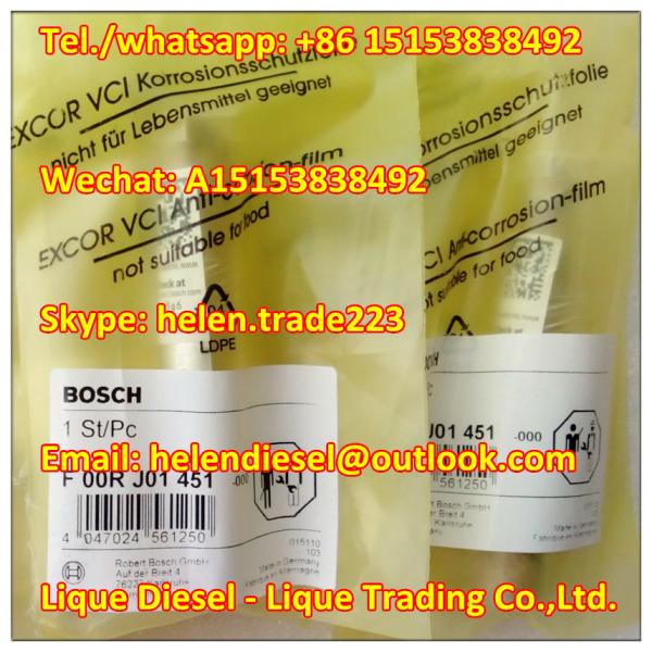 Quality Original Bosch Injector Valve Set F00RJ01451 , F 00R J01 451, Fit 0445120064 0445120074 0445120137 0445120139 0445120065 wholesale