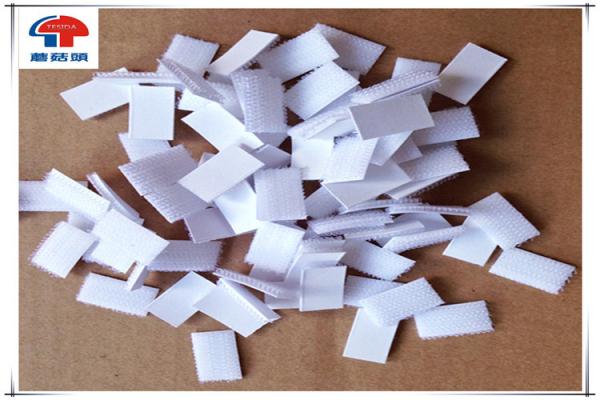 Plastic Clear Hook And Loop Coins 10mm / Hook Loop Self Adhesive Dots Easy Peel