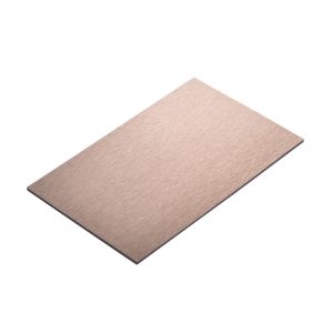 China 1220mm Width Brushed Aluminum Composite Panel For Construction on sale