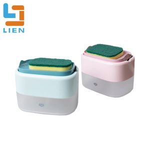 China Sponge Dishwashing Kitchen Soap Dispenser on sale