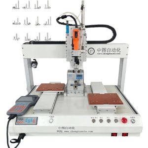 Double Platform Automatic Screw Locking Machine with Single Locking Head CE