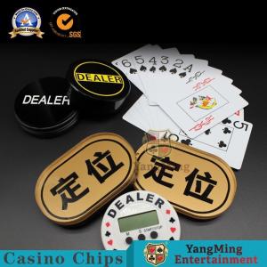 Cheap Acrylic Casino Game Accessories Positioning Plate Double Sided for sale