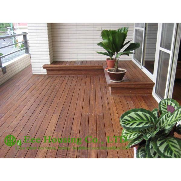 Quality Customized Stripes Outdoor Bamboo Flooring, Eco-friendly,Matt Finish wholesale