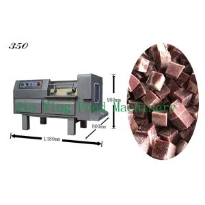 Hygienic Commercial Frozen Meat Processing Machine / Meat Dicer Machine