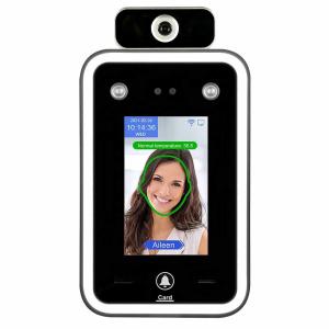Cheap QR Code Scanner Temperature Sensor Security Facial Recognition Camera Wireless Cloud Face Access Control for sale