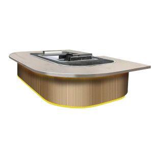 Custom Teppanyaki Grill Table 8000W Electric or Gas