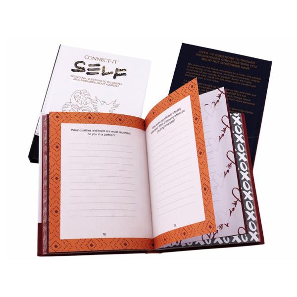 114mmxH152mm Hardcover Book Printing Soft Touch Finishing