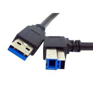 USB 3.0 Camera Right Angle USB Cable 24K Gold Plated Connector 6 Layers Shield