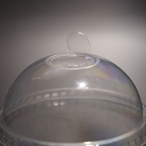 PET Plastic Drinking Cup Cover Simple And Functional Personalization For PP Cups