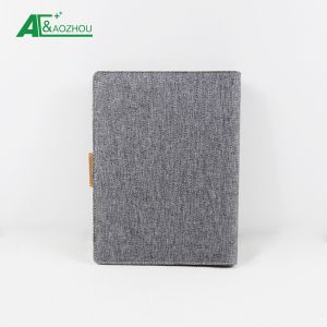 Middle size PU leather big buckle 80 sheet Refillable Ring Binder organizer