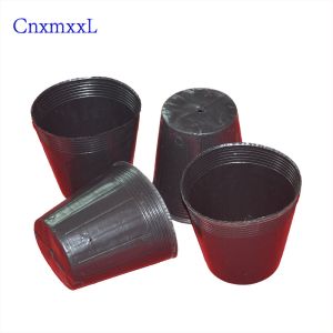 thermoformed plastic blister flower pot with double color