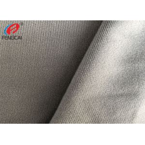 Plain Dyed Polyester Tricot Knit Fabric Velvet Loop Fabric For Clothes