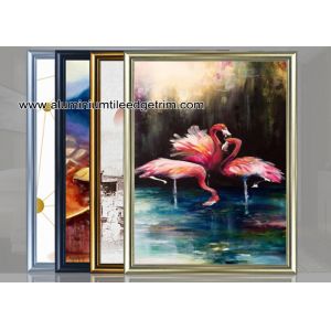 Superior Aluminium Picture Frame Moulding Profiles With Concave Surface