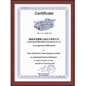 FUJIAN EKSAPOWER GROUP Certifications