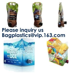 Foil Stand Up Bag In Box For Juice,Standing Plastic Pouch Spout Proof Juice