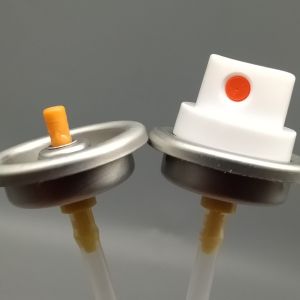 Aerosol Valve for Shaving Foam Cans Compatible with Various Propellants