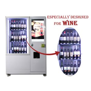 Automatic Elevator Red Wine Bottle Vending Machine With Lift And Conveyor System