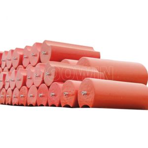 Customized Pipe Laying Floats Orange Yellow Tie In Pipeline Float
