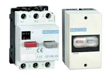 DZ108(3VE) Series Plastic Outer Covering Type Circuit Breaker 3 Phase Motor