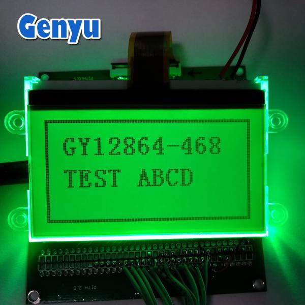 Quality 2.9 Inch LCD Screen 128 * 64 LCD Display STN Transflective Green Backlight wholesale