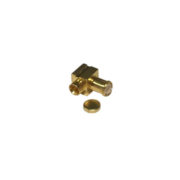 Quality Antenna MCX Male  Rf Right Angle Coaxial Connector AU Plated wholesale