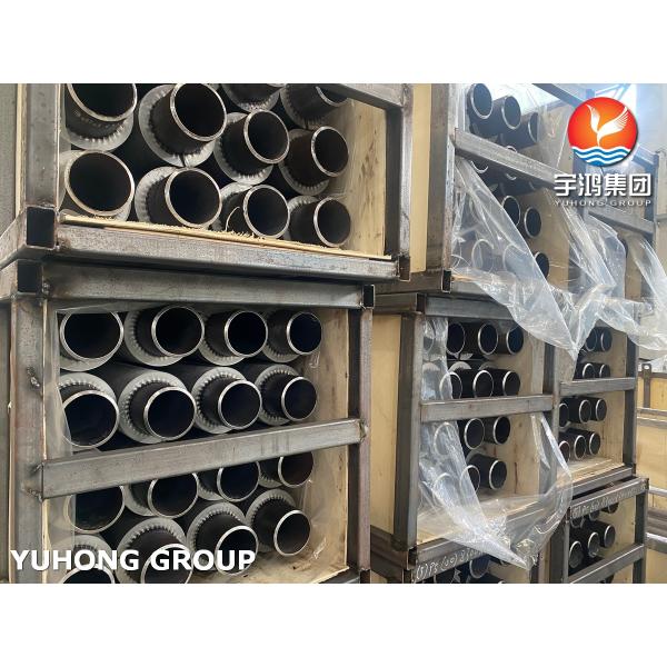 ASTM A312 TP304 HF Welding Fin Tubes With SS304 Fins Tubos Aletados