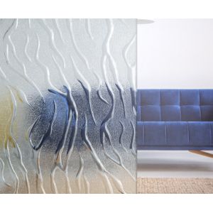 99% Transparency Patterned Glass for Building UV Protection Included