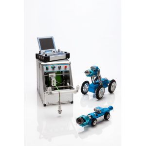 China Sewer Drain CCTV Pipe Inspection Equipment Crawler Systrem With Rotate Camera on sale