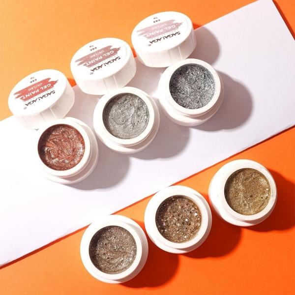 Quality DIY Art Design UV Gel Paint 102PCS Rich Pigment Set 102 Colors Solid Gel Nail Polish Certification MSDS wholesale