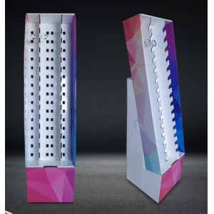 PMS Cardboard Shelf Display Point Of Purchase Spot UV