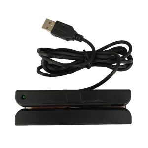 Manual Swipe 90mm MSR Desktop USB Magnetic Card Reader