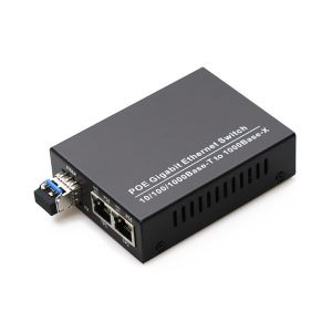 Customized Fiber Optic Media Converter LC SC Fast Gigabit 1000M Data Rate