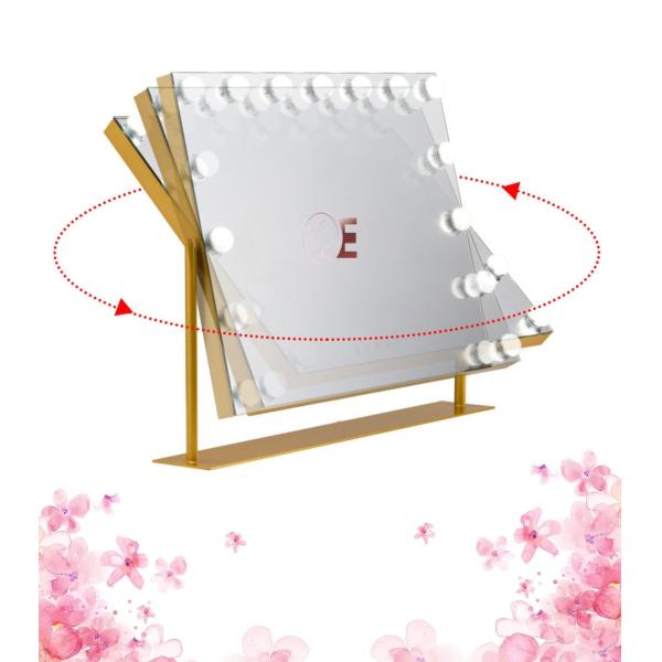 Illuminated Lighted Small Hollywood Mirror 12x Magnifying