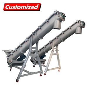 China Fire Resistant Material Feature U-Type Screw Auger Conveyor for Custom Cement Conveying on sale China Fire Resistant Material Feature U-Type Screw Auger Conveyor for Custom Cement Conveying on sale